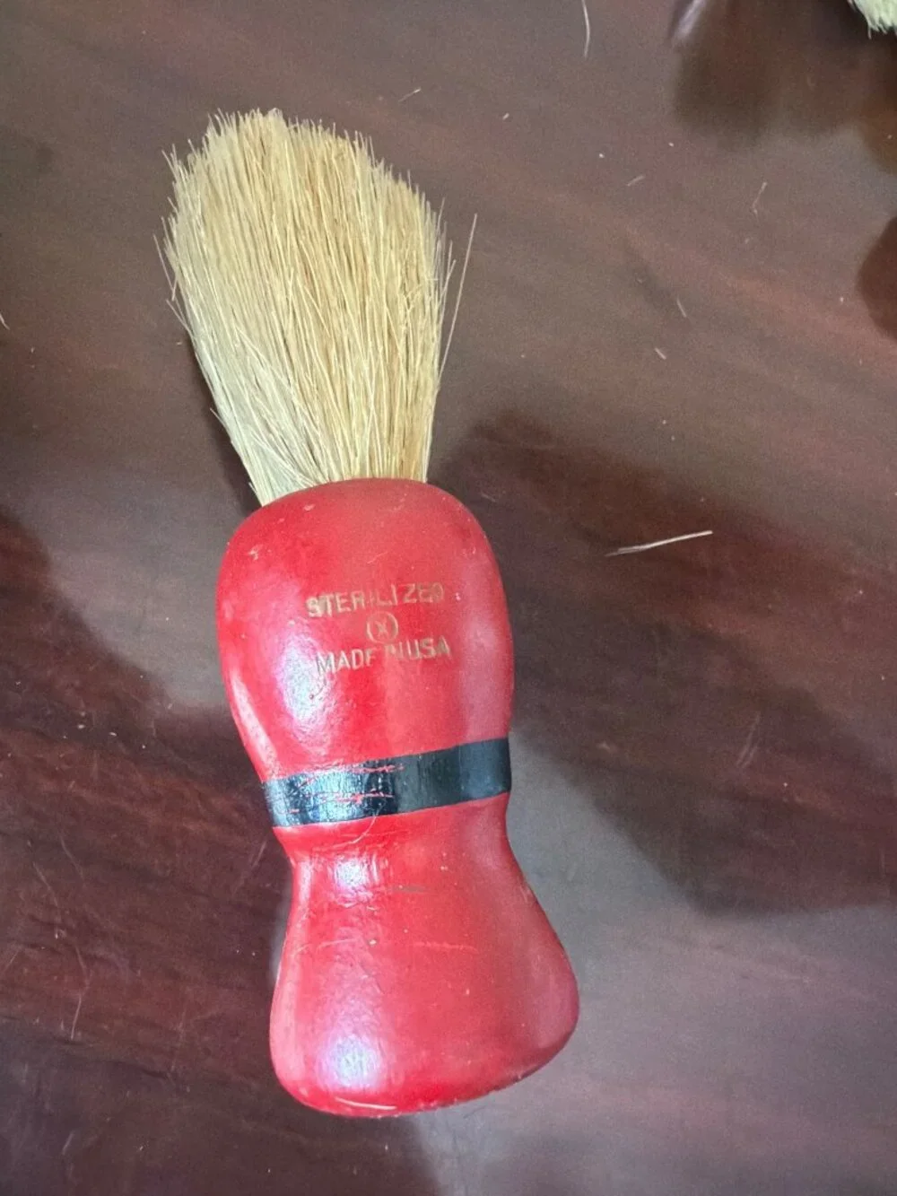 Lot of 6 Vintage Shaving Brush Burma-Shave NOS Barber Wet Shave Boar Bristle